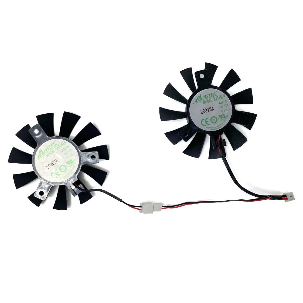 Cooling Fan For ZOTAC GTX1050 GTX1050Ti GTX 1050 Low Profile Card Fan Replacement 85MM 4PIN 2PIN 65MM 2PIN GA71S2H T129215SH