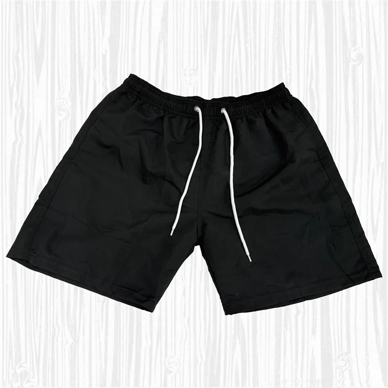 2024 Summer Double quick dry Breathable Men's shorts Sports Training Beach straight smooth nickel shorts