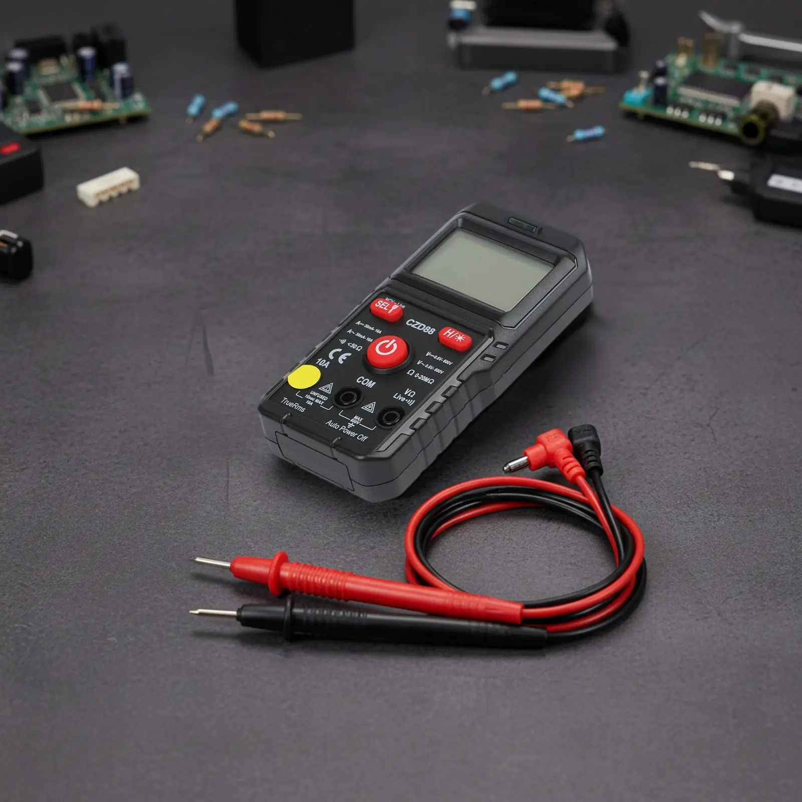Digital Multimeter CZD88 Smart AC DC Voltage Tester with Non Contact Voltage Detection and Overload Protection Feature