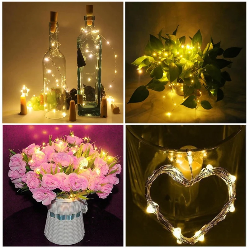 Lucine a stringa solare Ghirlanda esterna impermeabile Lampada a energia solare Natale per la decorazione del giardino