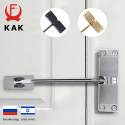 KAK Stainless Steel Automatic Spring Door Closer Door Closing Device Can Adjust The Door Closing Device Furniture Door Hardware