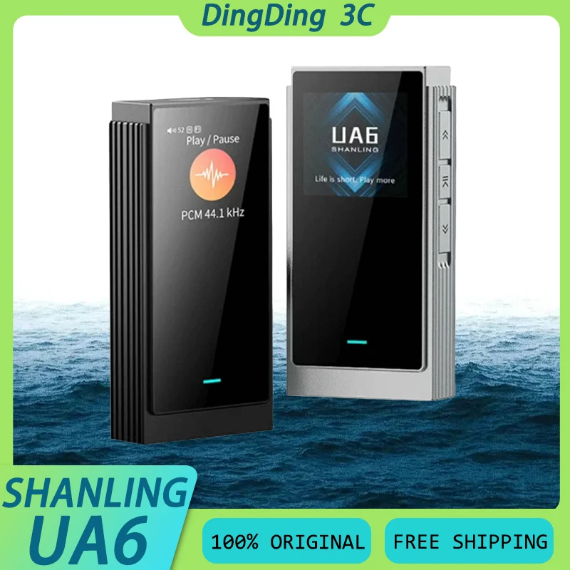 SHANLING UA6 HIFI Portable USB DAC Headphone Amplifer 2Mode CS43131 DAC Hi-Res Almost Zero Background Noise Custom Music Decoder