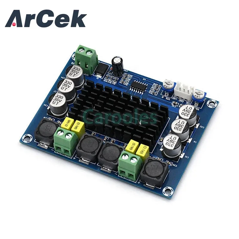 XH-M543 DC12-26V 2*120W Dual Channel DIY 240W Amplificador Sound Board TPA3116D2 Digital Stereo Audio Power Amplifier Board