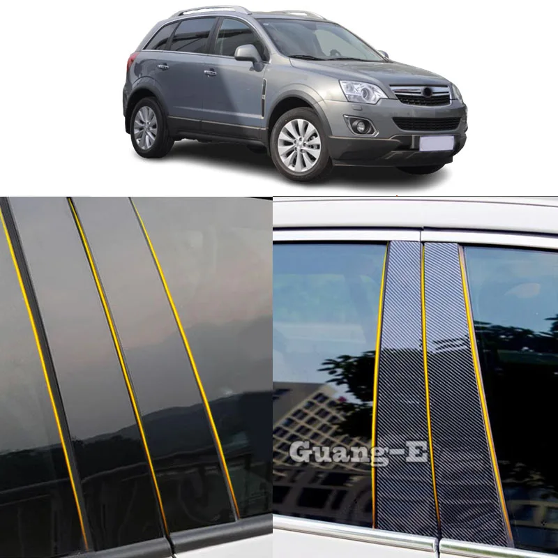 

Автомобильный ПК, материал, крышка стойки, отделка двери, окно, молдинг, наклейка, аксессуары, украшение для Opel Antara 2008-2014