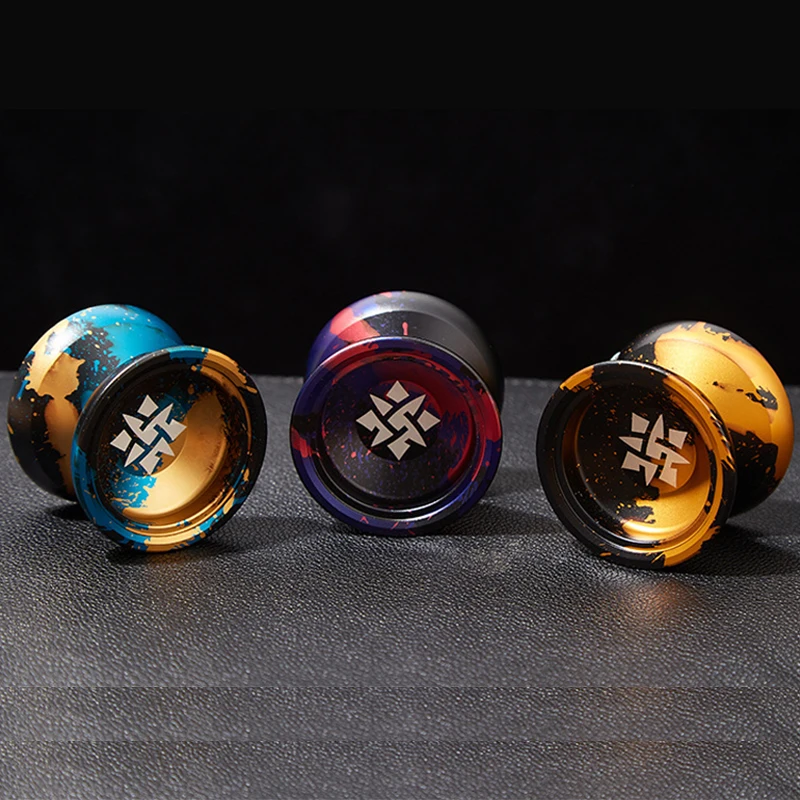 Yoyo Professional Magic yo yo Metal Yoyo With 10 Ball Bearing Alloy Aluminum High Speed Unresponsive Yo-Yo Classic Toys For Kids