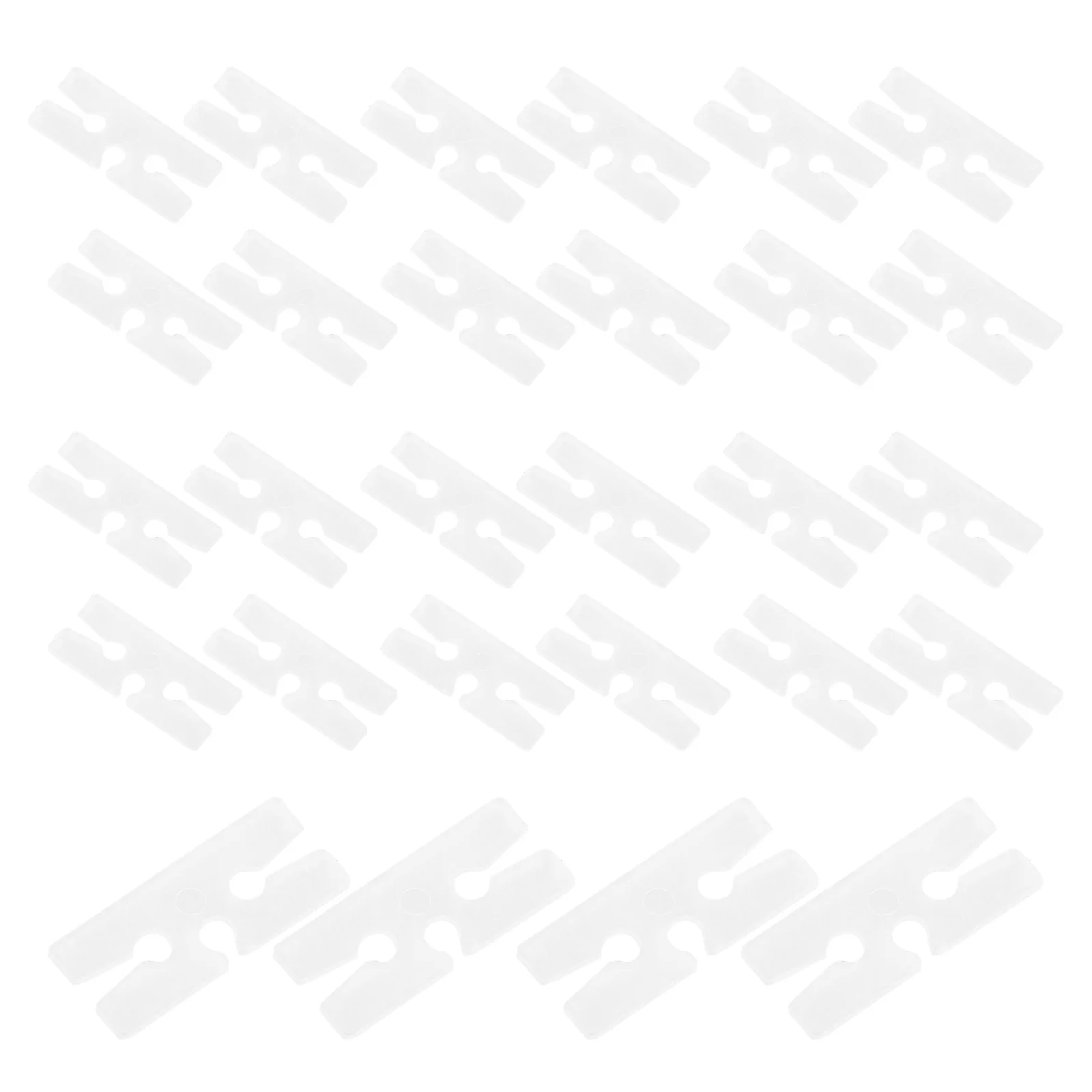 

500Pcs H-Shaped Balloon Clip Connector for Balloon Arches Backdrops Plastic Fixing Clips Party Decoration Accessories