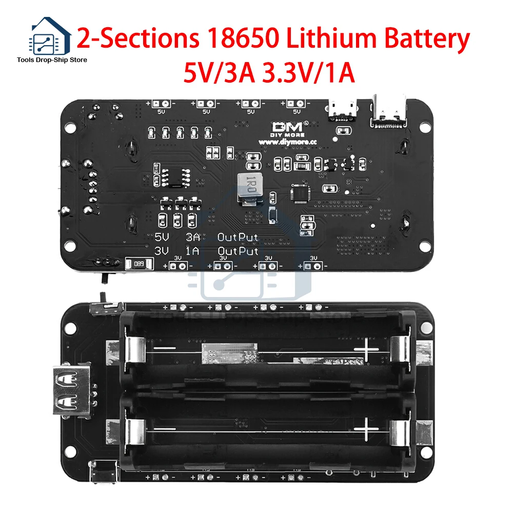 2X 18650 Lithium Ba…