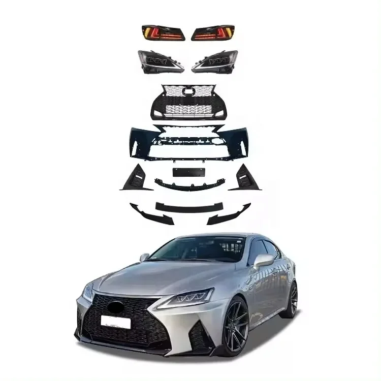 

Auto Body Kit Car Grille Front Bumper IS Upgard to 2020 Front Bumper for Lexus IS 2006-2012