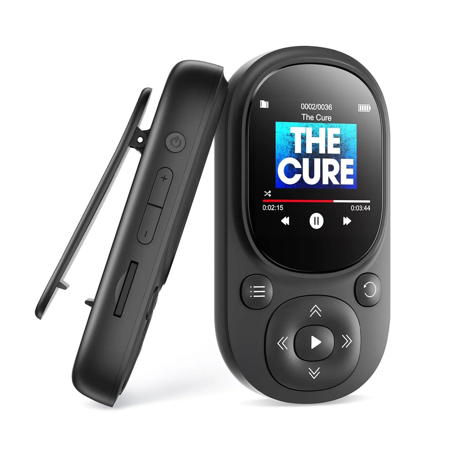 Sports MP3 Player Bluetooth 5.3 Lossless Music Player Support 32GB 64GB TF Card FM Radio Voice Recording Portable Audio Player