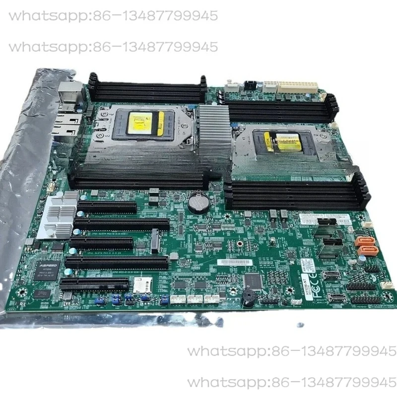 

Материнская плата H11DSI-NT для промышленных серверов с двумя сокетами E-ATX, поддержка EPYC, PCI-E 3.0, DDR4, совместимость с EPYC7001/7002