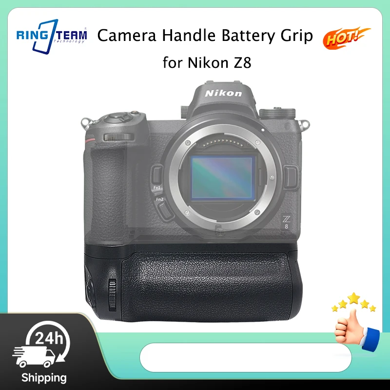 

MB-N12 Vertical Battery Grip for Nikon Z8 Extended Shooting Time Anti-Shake for Professional Photography Filmmaking