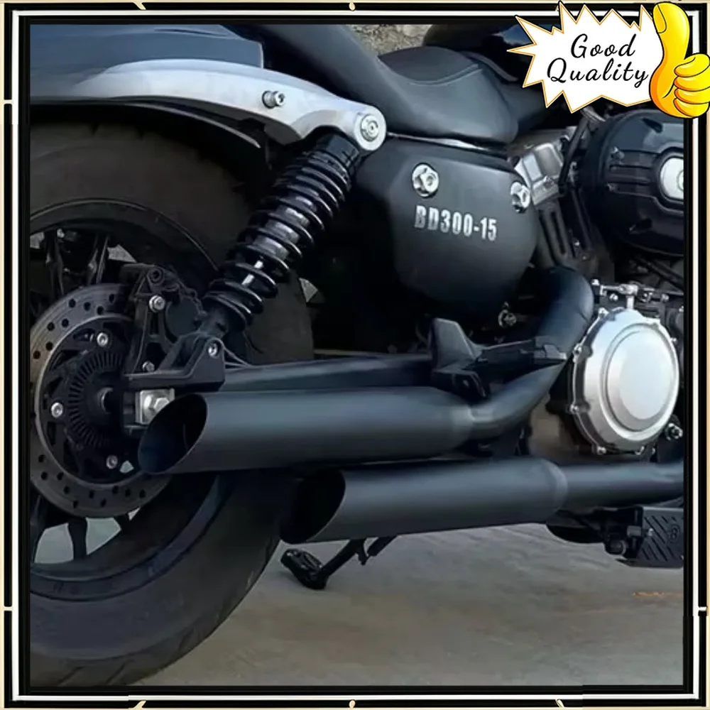 

Good Quality For BENDA CHINCHILLA 300 BD300 modified exhaust pipe with noise reduction bd300 300 chinchilla 300BD