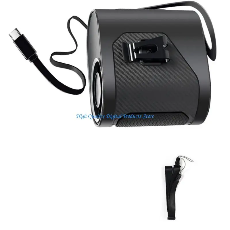 U2JE 6000 mAh Cinturón montado en correa 100 velocidad Personalización clip plegable Tipo C Puerto carga rápida para