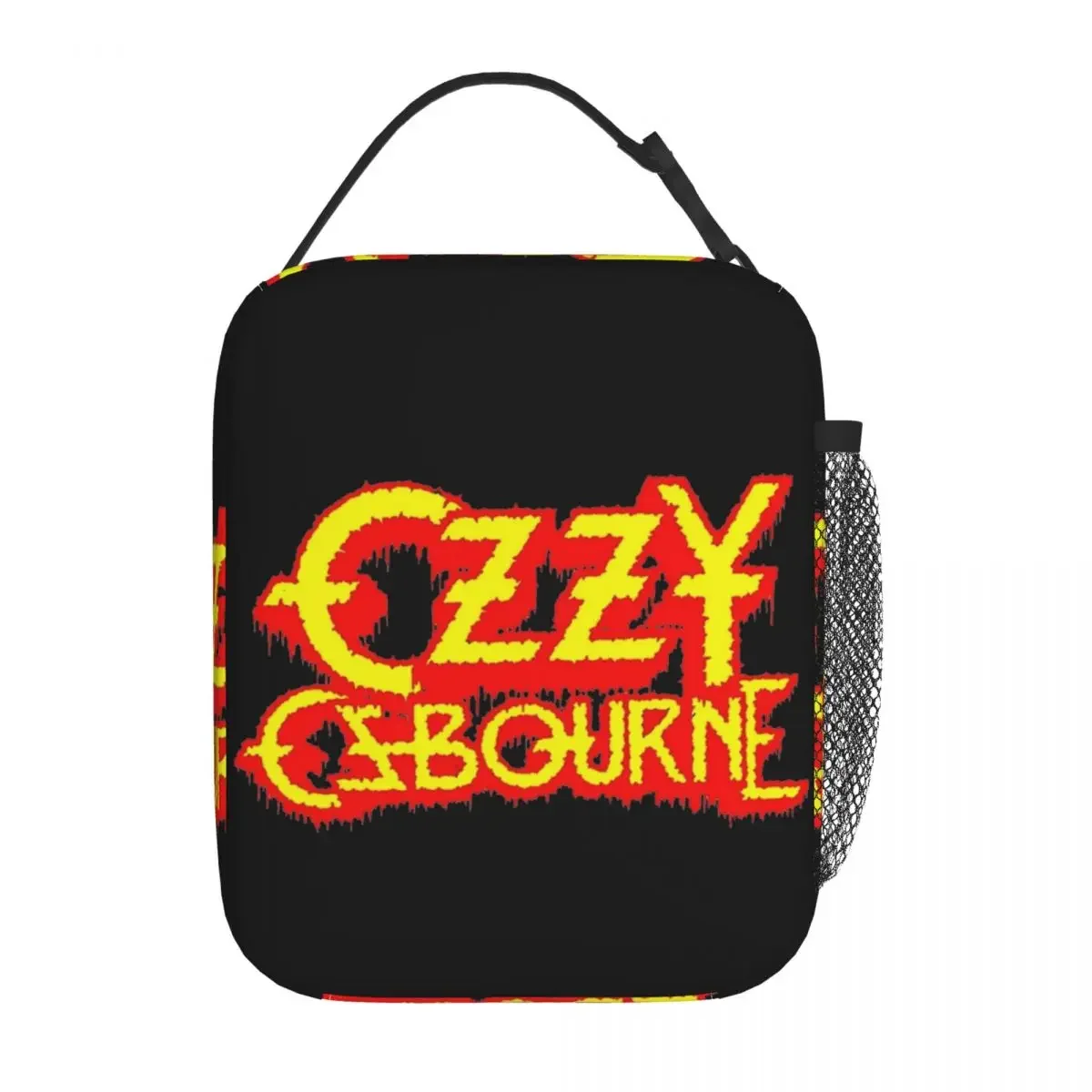 Rock Band Ozzy Osbourne Insulated Lunch Bag Cooler Lunch Container Large Tote Lunch Box Girl Boy Office Travel