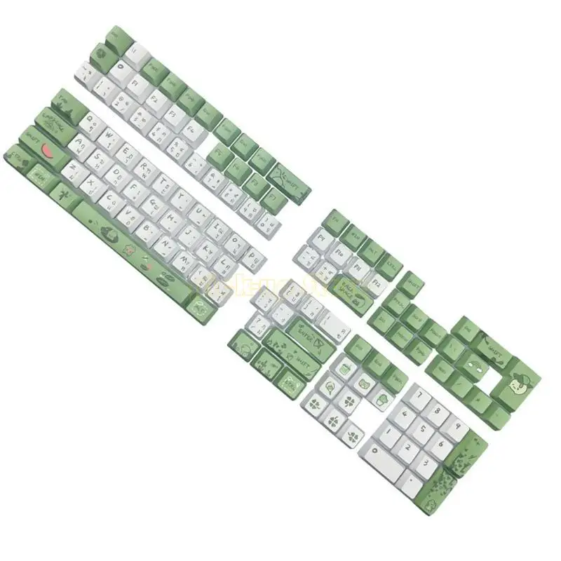 Q5WA Thai Keycaps PBT CAPECAP для 61 64 68 75 98 104 MX Переключатели
