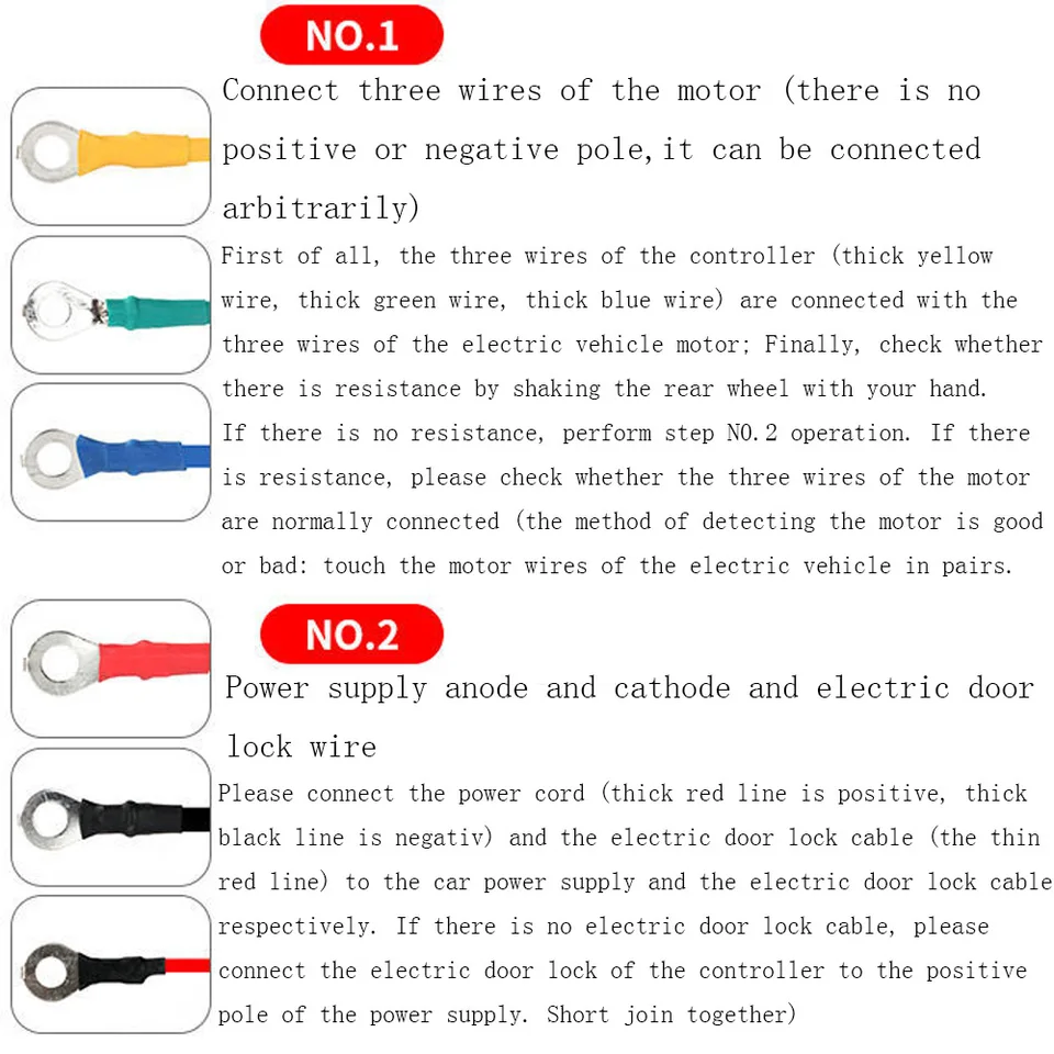 48V 72V 450W/500W/600W/800W/1000W/1200W Electric Bike Brushless DC Motor Controller DC Electric Motor Controller E-Scooter Part image 10