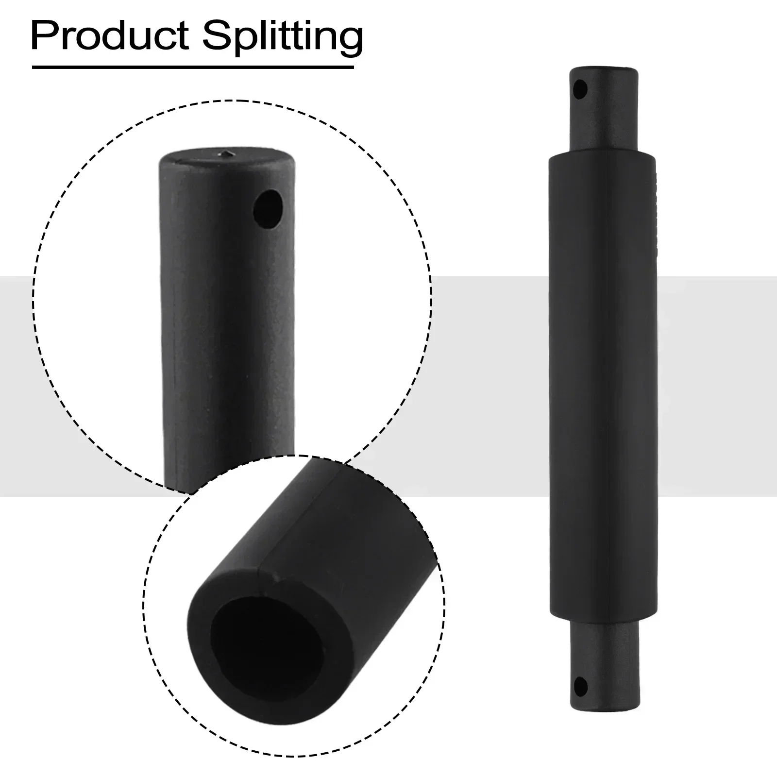 Coffee Knock Bar 23.5x3.4cm 22x3.8cm Rubber Coated ABS Shock Absorbent Quiet Easy Clean Espresso Knock Box Rod