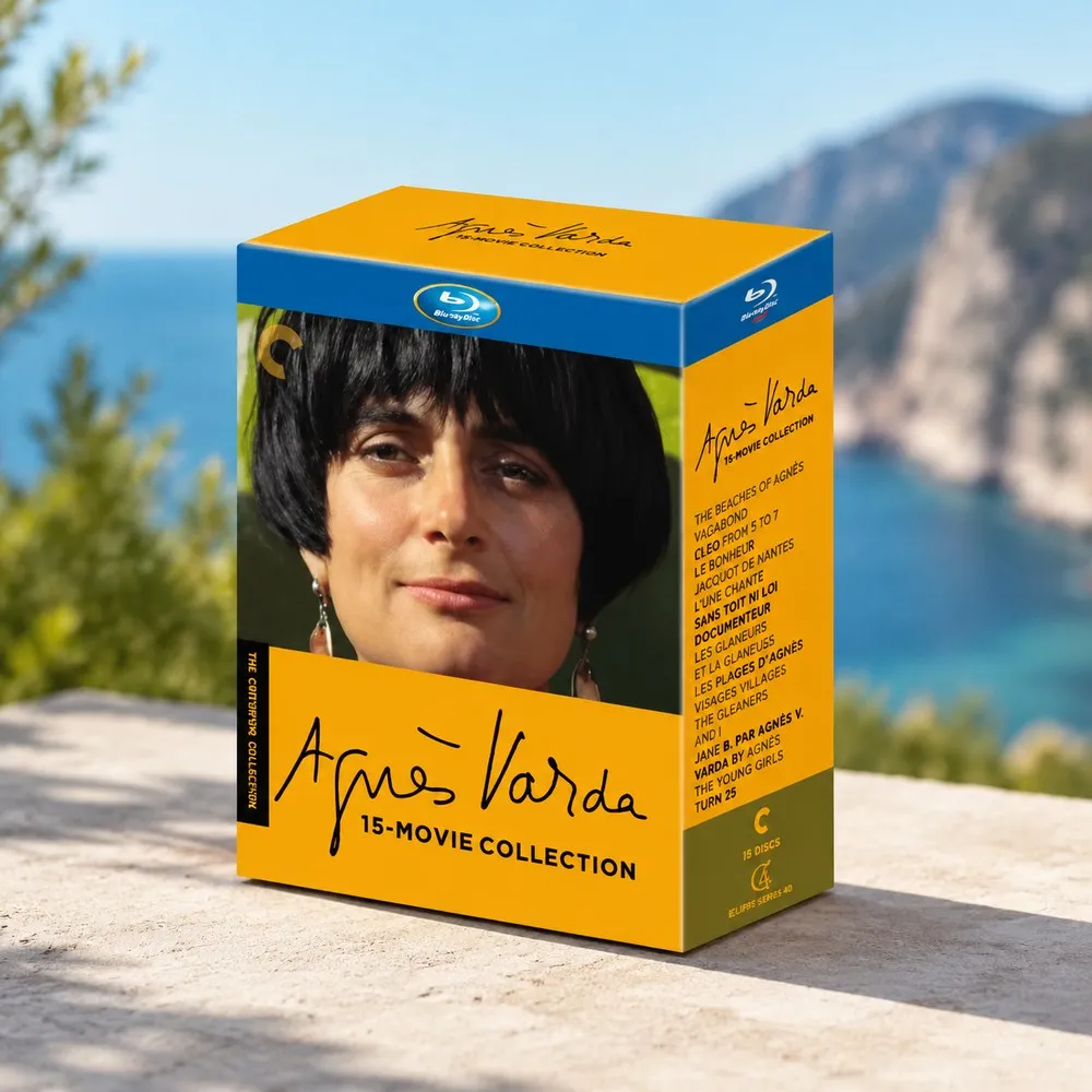 BD Blu-ray Disc High-Definition Movies Box Set of 15 Discs Featuring Agnes Varda, Mother of the French New Wave
