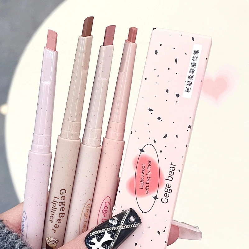 Soft Mist Lip Line Waterproof Durable Non Stick Cup Nude Lipstick Pen Outline Lip Shape Smooth Not Take Off Makeup