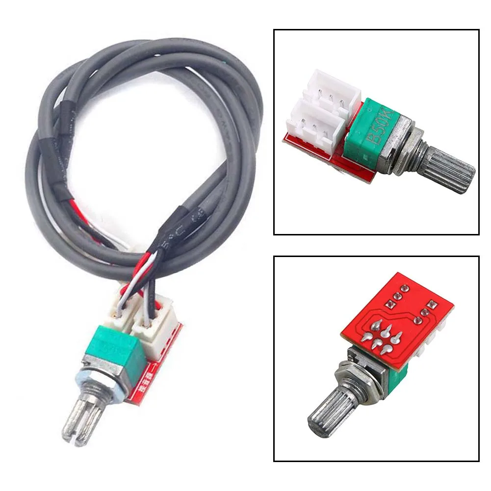 Volume Potentiometer For Audio Volume Control 300mm Shielded Wire 50K Adapter Board Compatible With Audio Systems