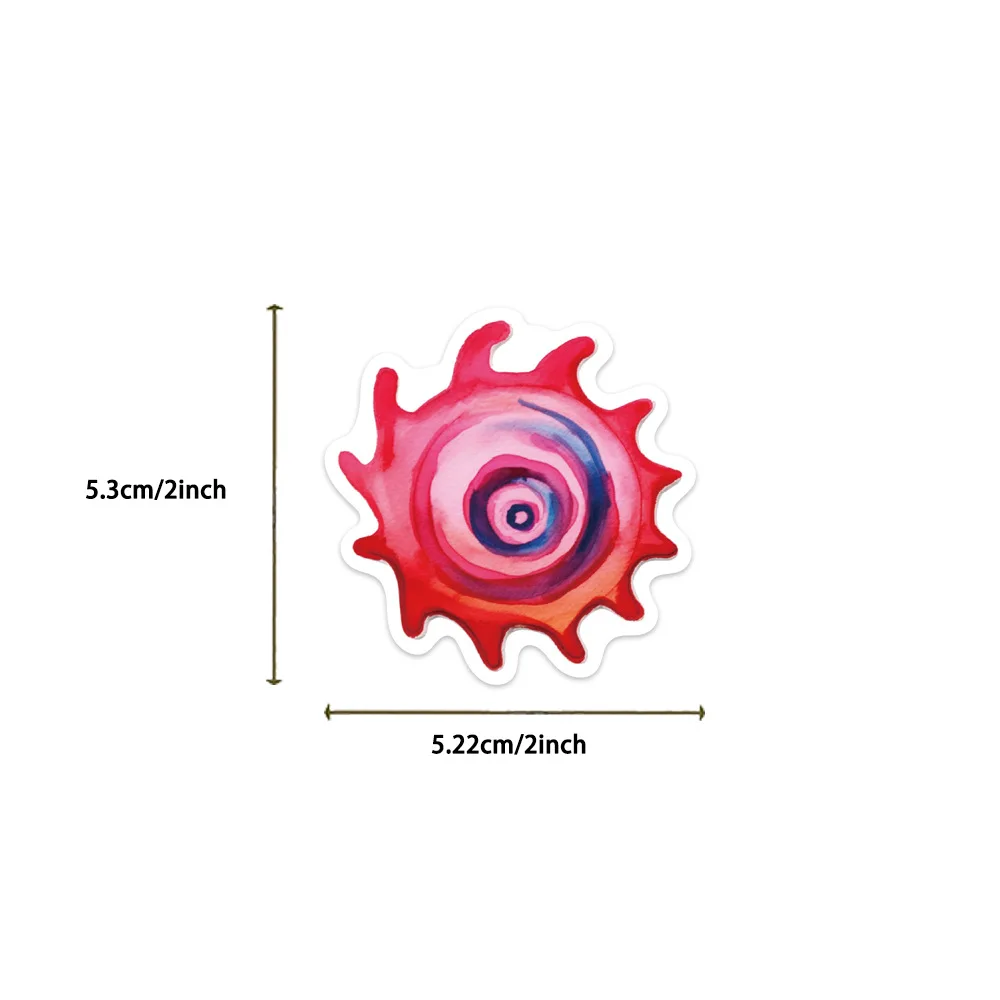 10/50 قطعة المحيط الكرتون البحر السلاحف الروبيان نجم البحر ملصقات DIY بها بنفسك محمول الأمتعة سكيت الكتابة على الجدران الشارات متعة للطفل هدية #2