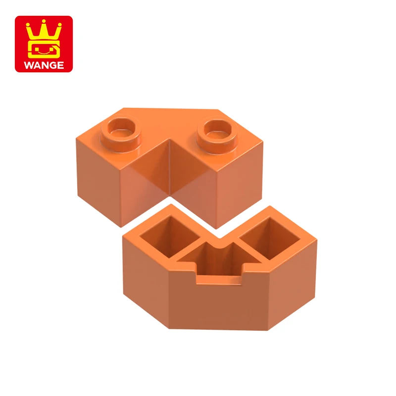 Wange 102Pcs/lot 87620 Wedge 2x2 Facet Block Moc Color Accessories Compatible with Brick DIY Children\'s Toy Assembly Parts