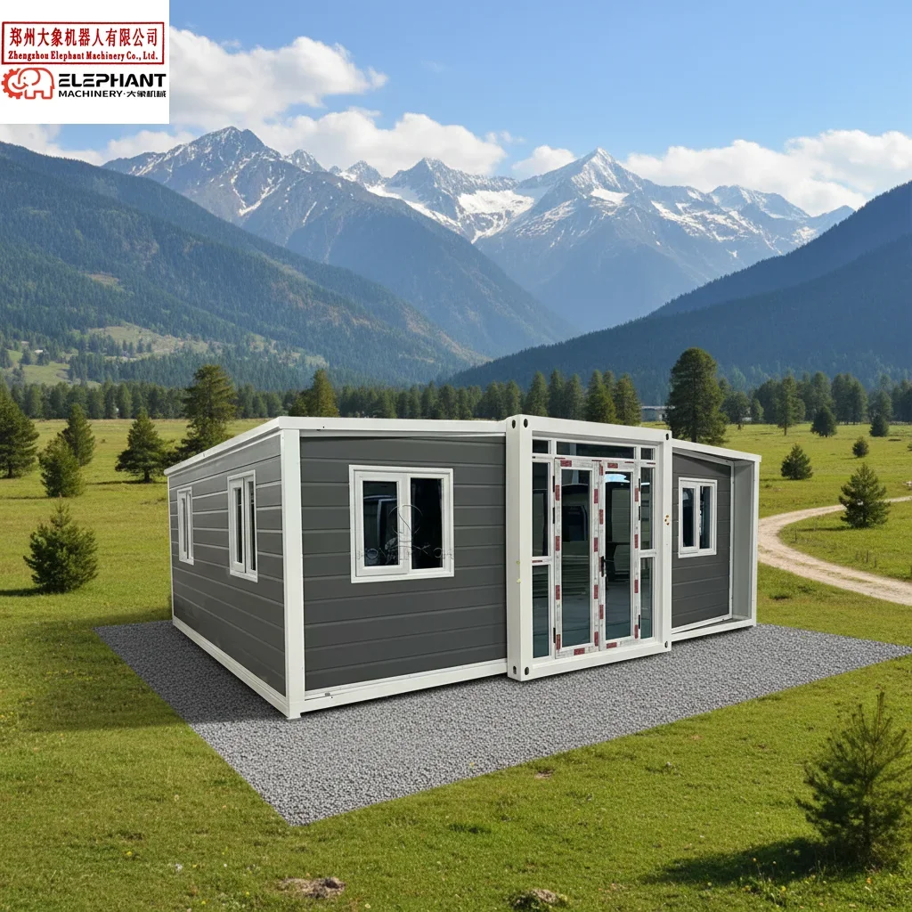 Modular Expandable Shipping Container House Prefabricated Villa for Outdoor Garden Resort