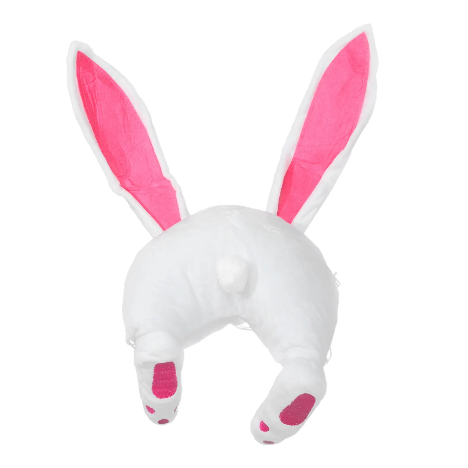 

1Pcs Easter Rabbit Decor Cotton Craft Festival Rabbit Ornament Home Office Living Room Adornment Easter DIY Prop