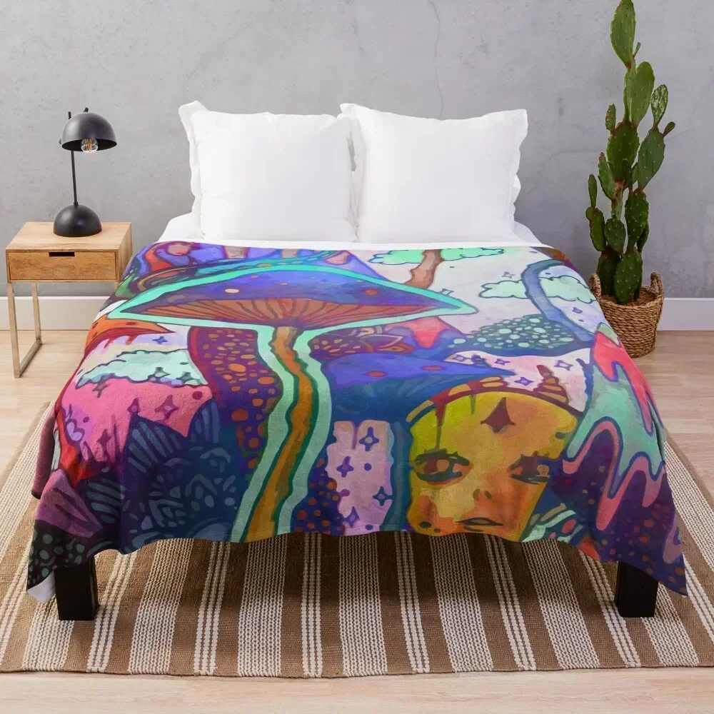 World of Dreams Throw Blanket Compact Warm Blanket for Car Road Trip