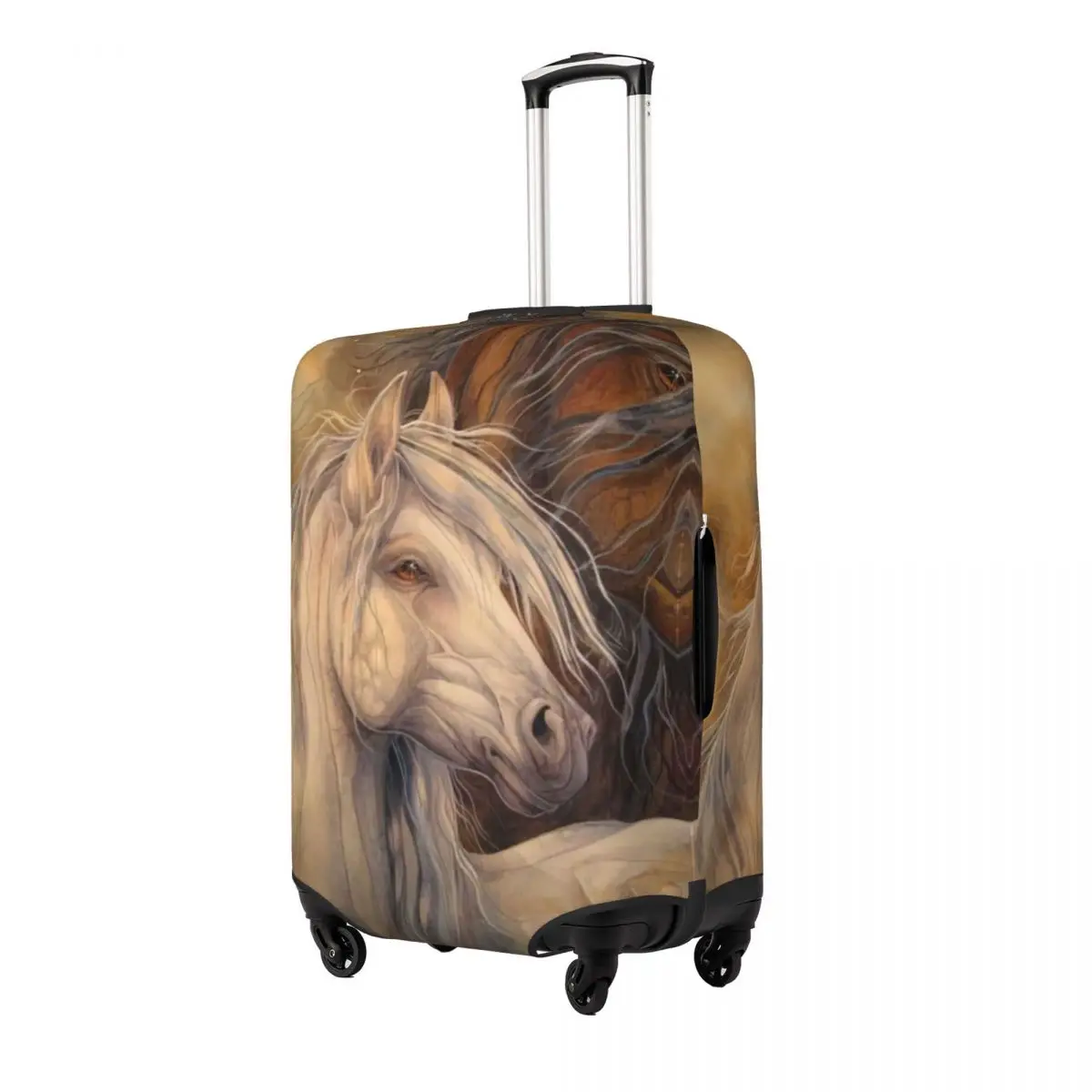 Horses Print Luggage Protective Dust Covers Elastic Waterproof 18-32inch Suitcase Cover Travel Accessories