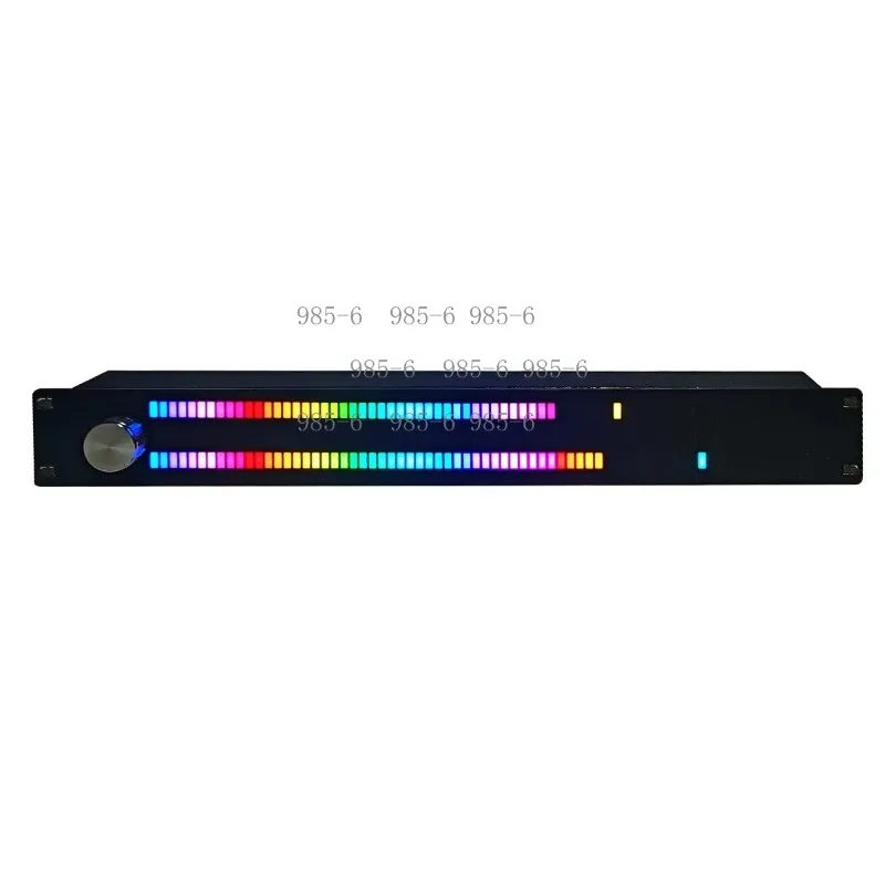128-piece LED rhythm VU meter, LED64X2 spectrum display with voice control & wired audio input