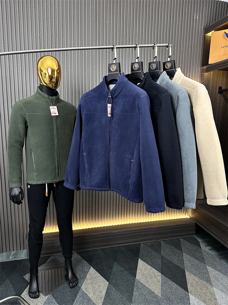 

Мужская повседневная куртка с воротником-стойкой на подкладке, теплая осень-зима Faion Ci Sle Long Sve, свободная повседневная одежда