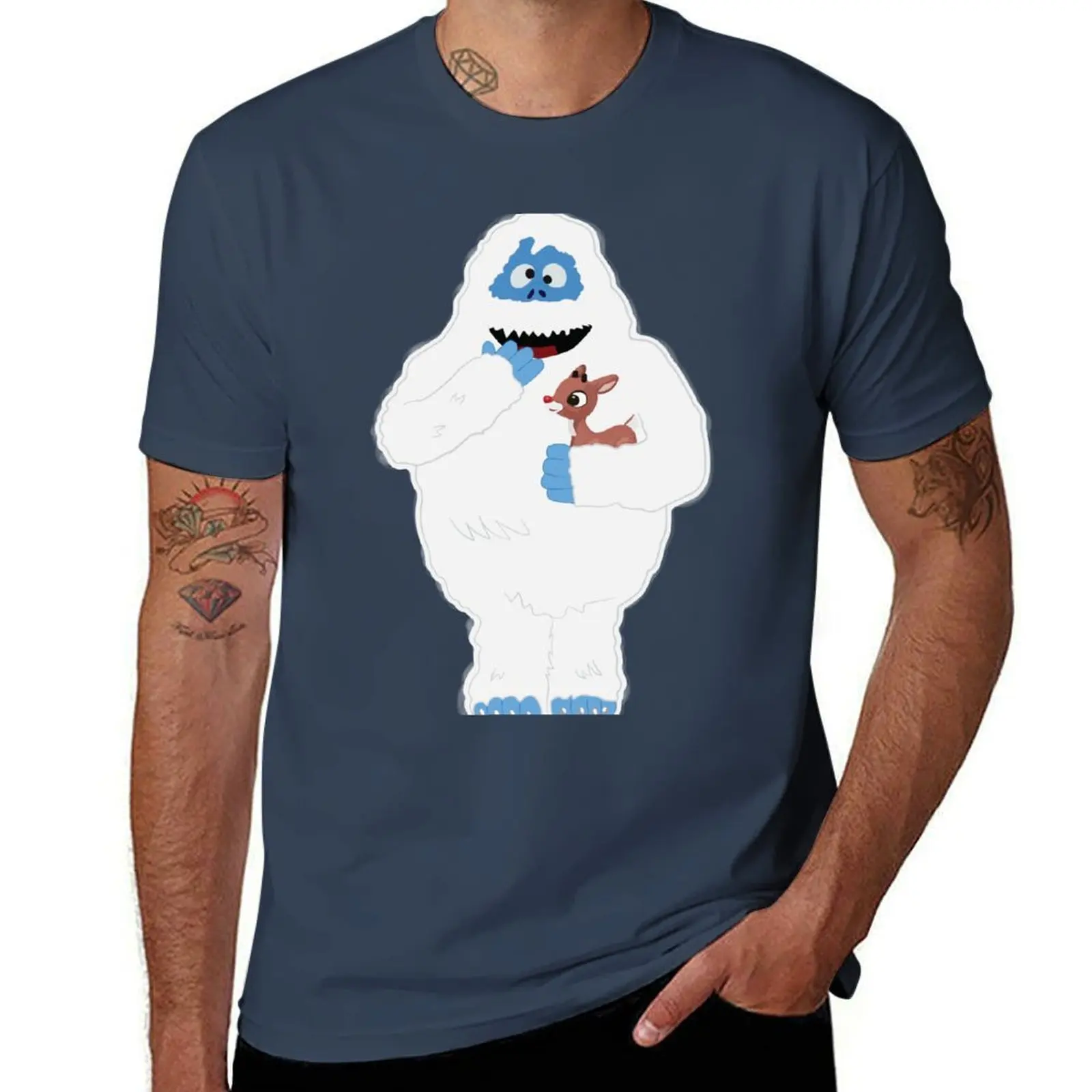 

GraphicLoveShop with Abominable Snowman  Rudolph Christmas Classic T-Shirt Plus Size Short Sleeve T-Shirt