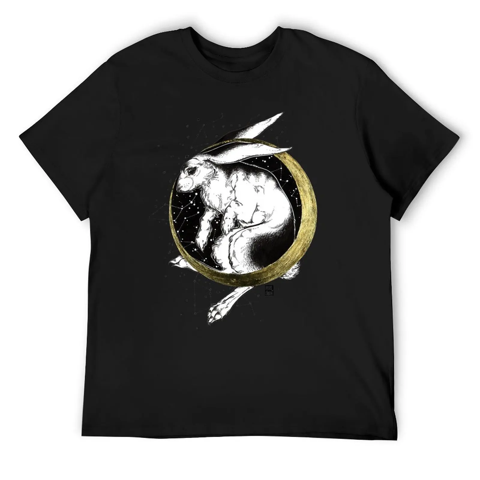 Astrological rabbit (white) T-Shirt anime figures plus sizes graphic t shirt vintage quick drying tee shirts for men