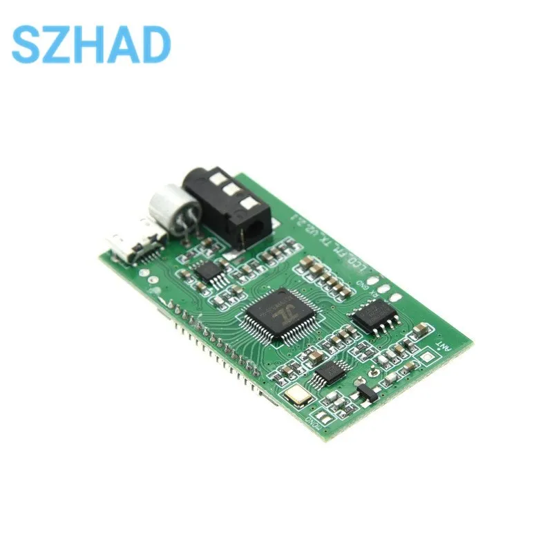 DC 3V-5V FM Transmitter Module DSP PLL 87-108MHz Stereo Digital Wireless Microphone Board Multi-function Frequency Modulation