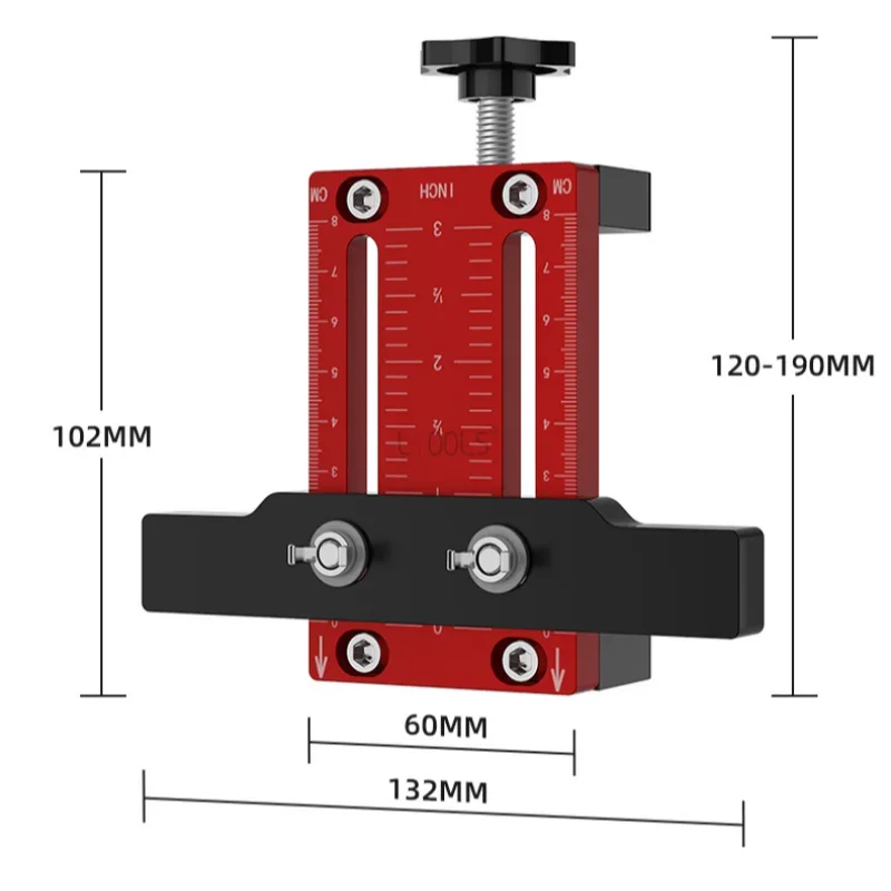 Multifunctional Cabinet Door Mounting Jig Floor Cabinet Frame Install Clamp Mini aluminium Support Arm for Hidden Door Install