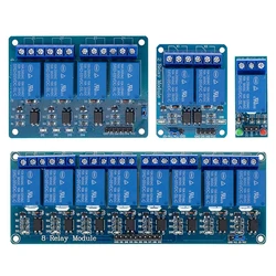 1/2/4/8 channel 5V relay module with optocoupler. Relay Output 1 2 4 8 way relay module In stock For ARDUINO