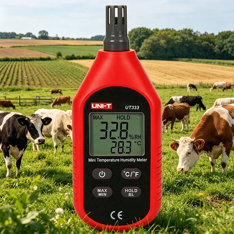 Anemómetro UNI-T UT363/BT, Iluminómetro UT383/BT, Medidor de Luz UT353/BT, Medidor de Sonido UT333/BT, Medidor de Temperatura y Humedad UT333/BT