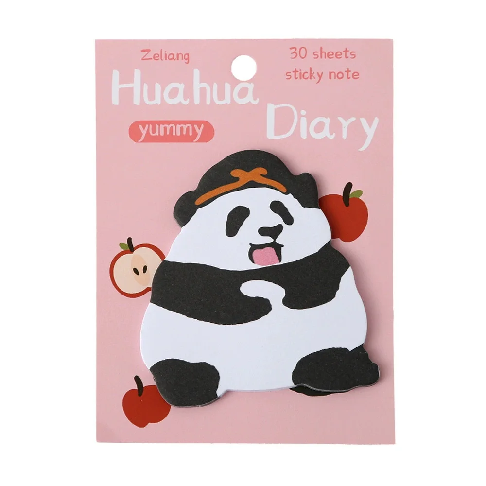 20 قطعة مضحك لطيف الباندا الحيوان DIY بها بنفسك ورقة لاصقة رسالة خدش ملاحظة/مذكرة الوسادة/المفكرة/30 صفحة/الأطفال جائزة الطالب هدية