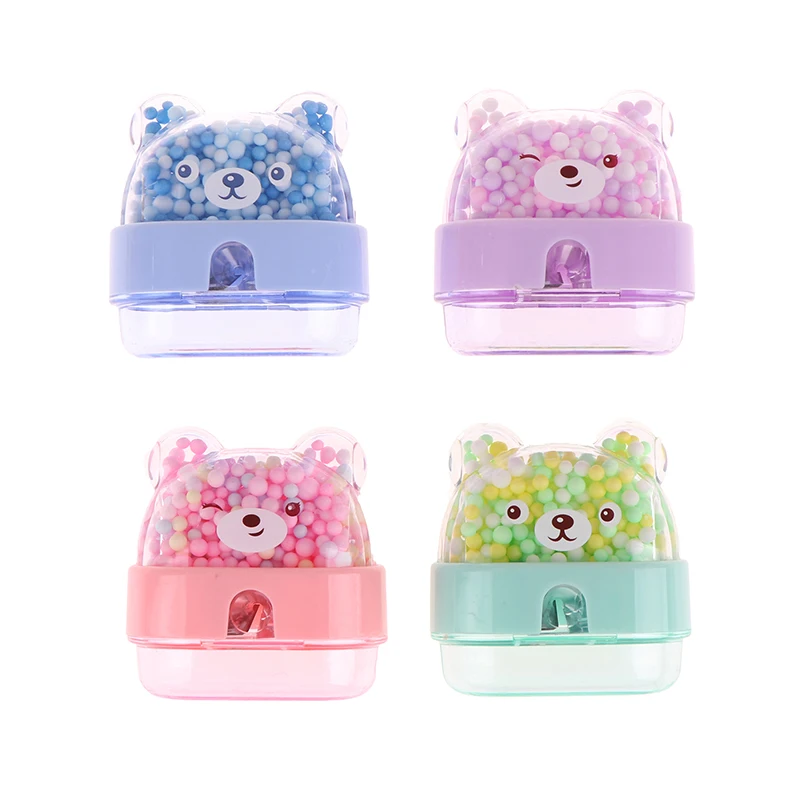 Мультяшные канцелярские принадлежности, точилка для карандашей, офисные аксессуары, подарок, милые школьные принадлежности