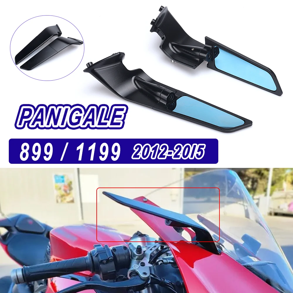 Panigale899 Accessories Motorcycle New Rearview Mirrors for Ducati Panigale 899 1199 S ABS 2012-2013 2015 Tricolore Aluminum