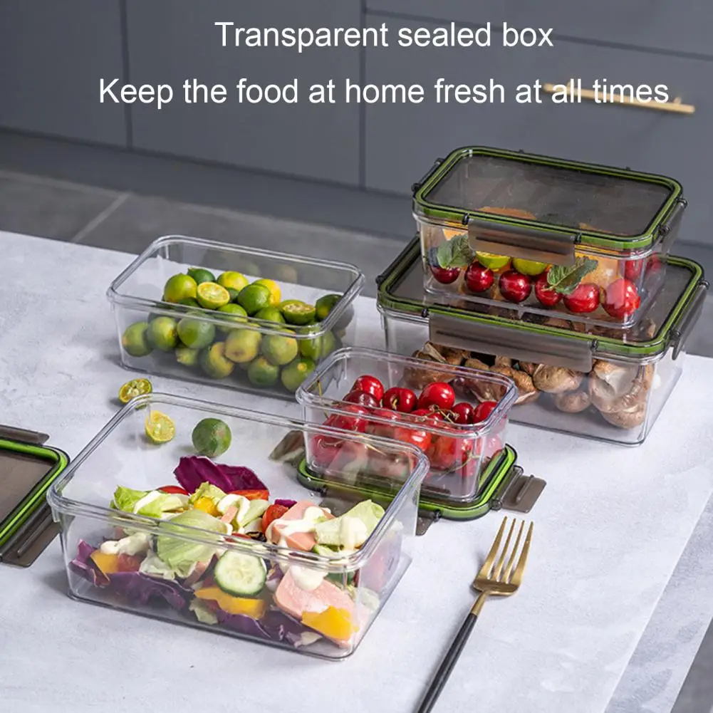 Maximum Freshness Container Bpa-free Leak Resistant Food Storage Container with Stackable Design Transparent Lid for Freshness