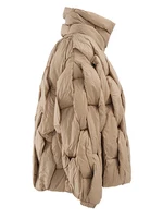 [EAM] Brown Thick Big Size Keep Warm Cotton-padded Coat Long Sleeve Women Parkas Fashion Tide New Autumn Winter 2026 CP3464 5
