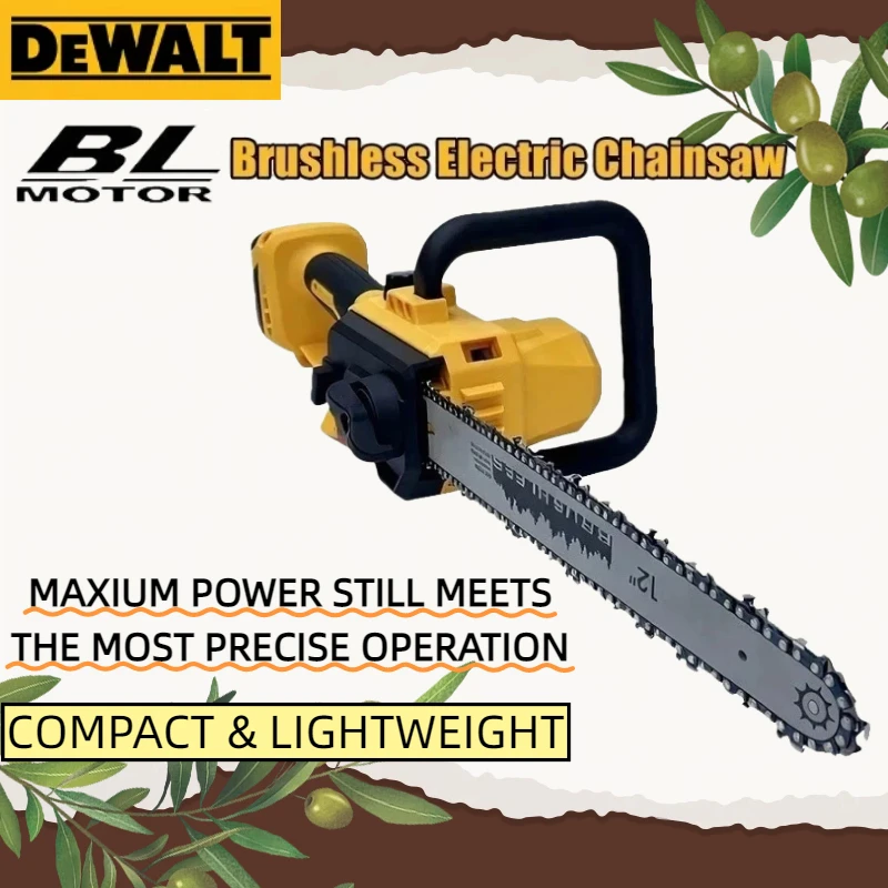 

Dewalt Brushless Chain Saw fAutomatic Oiler Cordless Chainsaw Dehydration withor Tree Cutting and Logging Electric Saw
