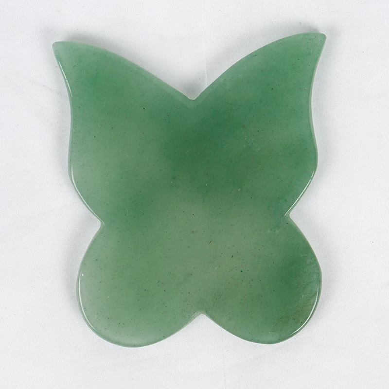 Jade Butterfly Face Gua Sha Tool Natural Aventurine Crystal Stone Skin Care Massage Body Massager Health Beauty Product