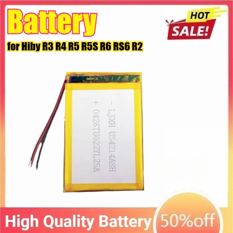 

Replacement Battery for Hiby R3 R4 R5 R5S R6III R6 PRO RS6 R2 R2II R3 III R3III Music Player