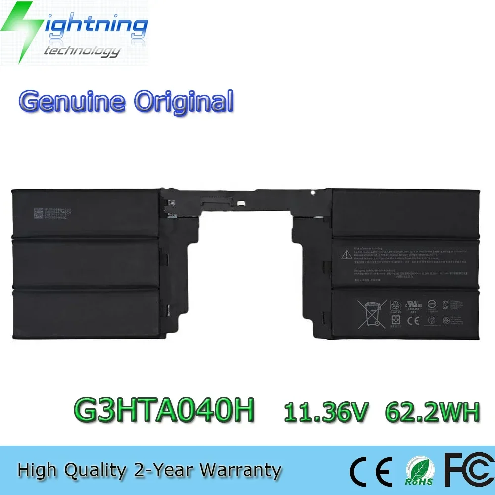 

Оригинальный аккумулятор для ноутбука G3HTA040H G3HTA041H 11,36 В 62,2 Втч для Microsoft surface book 2 1793 15 дюймов планшета