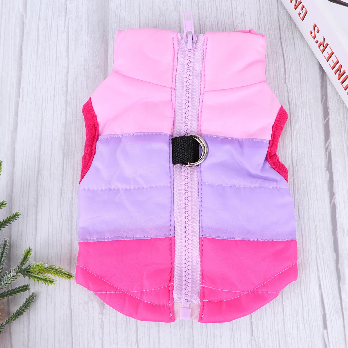 

Pet Dog Waterproof Warm Cotton Vest Winter Pink Rosy Purple Breathable Jacket Dog Apparel Pet Clothes