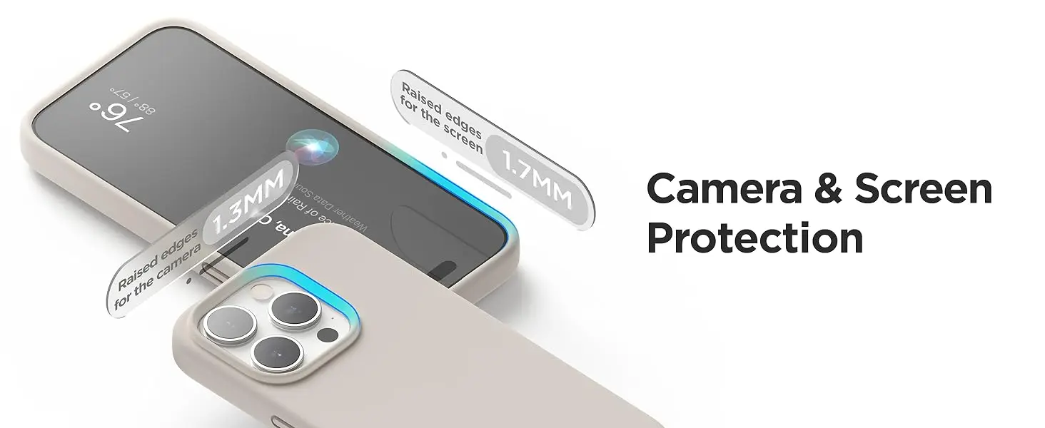 Vollflächige Flüssigsilikon-Hülle für iPhone 15 Pro Max 14 13 12 11 mit Mikrofaser-Futter Stoßfeste Schutzhülle – Detail 3