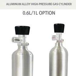 Aquarium carbon dioxide cylinder, aluminum alloy high-pressure cylinder, fish tank carbon dioxide inflatable cylinder, oxygen cy